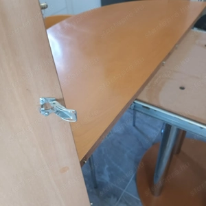 Német faasztal 6 székkel top állapotban - kép 8