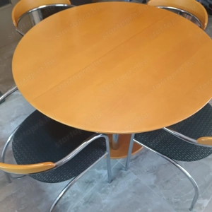 Német faasztal 6 székkel top állapotban - kép 9