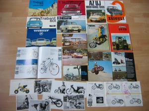 Régi autó leírások, prospektusok eladók. - kép 7