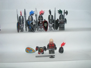 Lego Castle figurák Classic Castle Crusader Wolfpack Fright Knight Forestman Black Falcon katonák 6d - kép 8