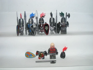 Lego Castle figurák Classic Castle Crusader Wolfpack Fright Knight Forestman Black Falcon katonák 6d - kép 7