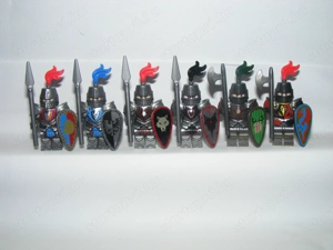 Lego Castle figurák Classic Castle Crusader Wolfpack Fright Knight Forestman Black Falcon katonák 6d - kép 3