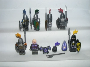 Lego Castle figurák Fantasy Era Royal Knight Gryffindor Bear Falcon Dragon katona 7db ÚJ - kép 9