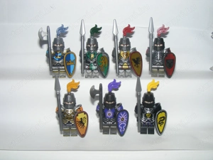 Lego Castle figurák Fantasy Era Royal Knight Gryffindor Bear Falcon Dragon katona 7db ÚJ - kép 6