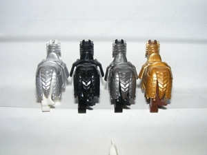 Lego Castle figurák állatok Ló lovak állat páncélos harci ló + fejvédő 4db ÚJ - kép 3