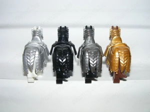 Lego Castle figurák állatok Ló lovak állat páncélos harci ló + fejvédő 4db ÚJ - kép 6