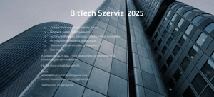 Számítástechnika készülékek és konzolok portalanítását, javítását vállalom BitTech szerviz 2025