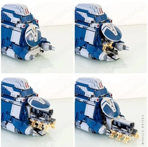 Lego komp. Star Wars 75435 Szeparatista csapatszállító MTT Felucia Droid szállító Lepin ÚJ - kép 3