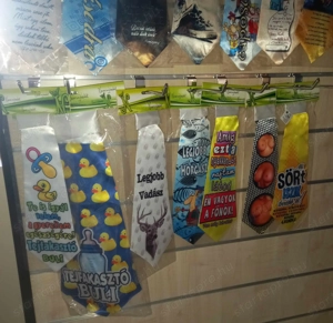 Üzletbezárás miatt 49 db. party nyakkendő eladó, ÚJ! - kép 2