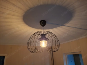 Vintage mennyezeti lámpa eladó a hozzá való speciális gömb izzóval - kép 3