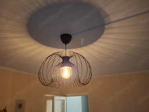 Vintage mennyezeti lámpa eladó a hozzá való speciális gömb izzóval - kép 4