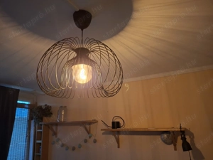 Vintage mennyezeti lámpa eladó a hozzá való speciális gömb izzóval - kép 2