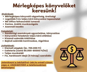 Mérlegképes könyvelő (Bp. 13.kerületbe)
