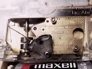 Junghans elemes fali óra fa házban, festett dekorációval - kép 6