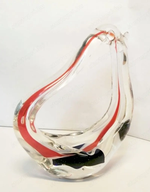 Öntött üveg madárforma modern szobor. Prodcomplex Tirgu Mures Marosvásárhely - kép 2