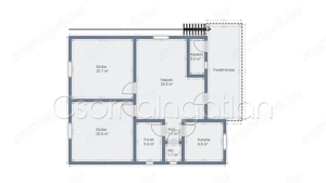 Rábatamási - 2 szoba + nappalis családi ház ELADÓ - kép 16