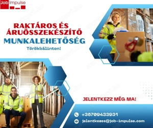 Raktáros és áruösszekészítő kollégákat keresünk