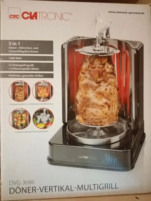 3 in 1-ben grillcsirke - saslik - döner sütő