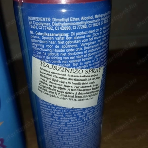 5 darab színes hajspray beszerzési ár alatt eladó (kimosható) - kép 2