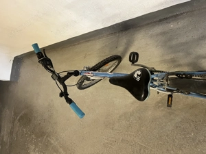 Decathlon 20" as kék gyerek kerékpár, váltós - kép 3