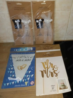 Esküvői árukészlet olcsón eladó - kép 6