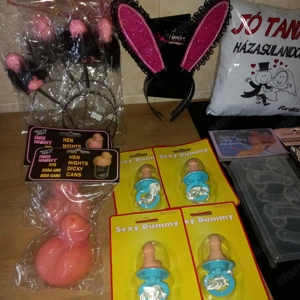 Üzletbezárás miatt lánybúcsú-legénybúcsú, és esküvői árukészlet eladó - kép 14