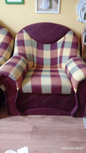 Kanapé és két fotel eladó  - kép 2