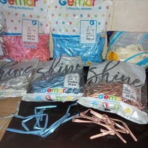 Üzletbezárás miatt többféle gumilufi eladó(modellező,sima,metál,shiny,szív,bóbítás,punch ball) - kép 3