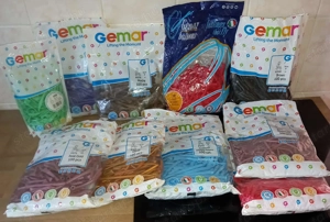 Üzletbezárás miatt többféle gumilufi eladó(modellező,sima,metál,shiny,szív,bóbítás,punch ball) - kép 7