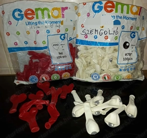 Üzletbezárás miatt többféle gumilufi eladó(modellező,sima,metál,shiny,szív,bóbítás,punch ball) - kép 12