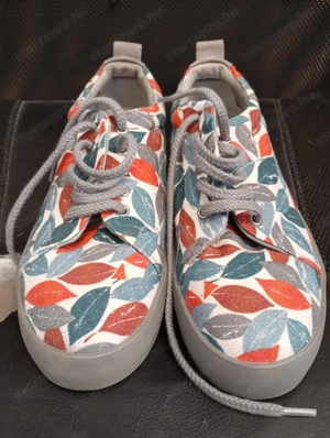 38-as új Dogo női bőr-vászon tornacipő eladó - kép 7