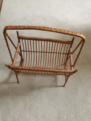 Rattan újságtartó - kép 2