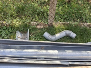 Jó állapotú  40fm ereszcsatorna eladó - kép 2