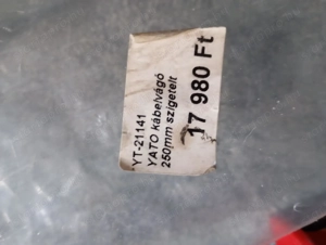 YATO Kábelvágó fogó 250 mm 1000V-ig szigetelt VDE - kép 3