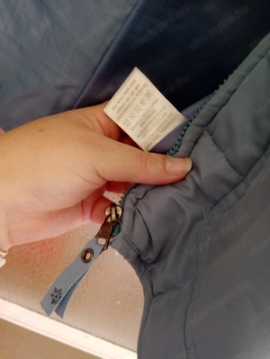 Takko-s női ujjatlan dzseki, mellény türkizkék színű 44-es méret XXL, használt de jó állapotú  - kép 2