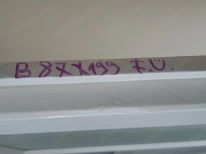 Beltéri ajtólap 87x199cm üveges falcos balos zárral kilinccsel - kép 6