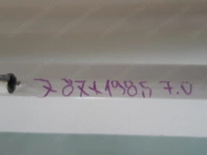 Beltéri ajtólap 87x198,5cm üveges falcos jobbos zárral kilinccsel - kép 3