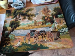 Eladó.Cola reklám kb 1980 gyüjtöknek vagy bárkinek.Árajánalat??és Gobelin tájkép - kép 2