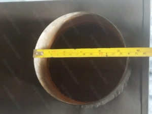 Vinyisztó orosz (szovjet) öntvény kazánhoz füst kimenő, kémény csonk - kép 4