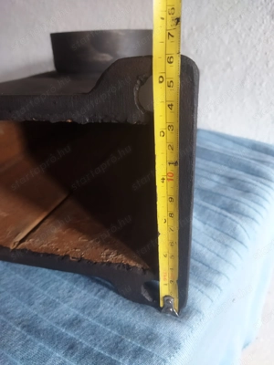 Vinyisztó orosz (szovjet) öntvény kazánhoz füst kimenő, kémény csonk - kép 9