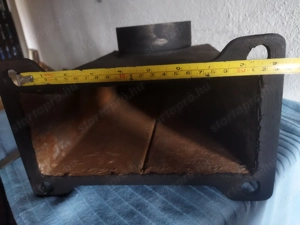 Vinyisztó orosz (szovjet) öntvény kazánhoz füst kimenő, kémény csonk - kép 11