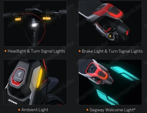 elektromos roller Segway KickScooter P100 - kép 6