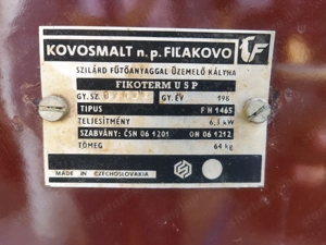 Füleki Fikoterm U5P 6,3 kW-os kályha megkímélt állapotban eladó - kép 4