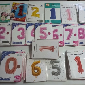 Üzletbezárás miatt SZÁM fólia lufi készlet eladó, ÚJ! - kép 2