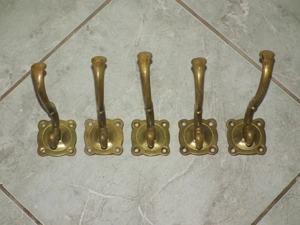 Régi réz fogasok két ágú 5 db egyben - kép 6