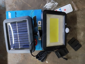 Napelemes mozgásérzékelős led lámpa eladó!! - kép 3