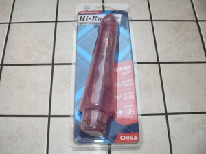 Pink zselés dildó (vibrátor) 21 cm - kép 5