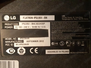 LG Flatron IPS235V LED monitor 23" jól működő - kép 3