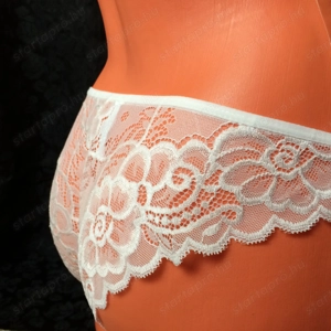 Gyönyörű virág csipke bugyi fehérnemű S méret  - kép 2