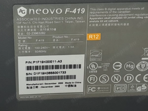 Neovo F-419 LCD monitor 19" jól működő - kép 3